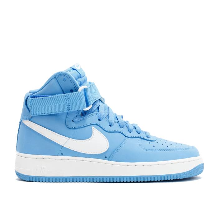 ナイキ Nike 【 Air Force 1 High Retro Qs \u0027University Blue\u0027 Men University Blue/Summit White 】 ご機嫌 レトロ メンズ 青碧 青碧 白いこと 白いこと