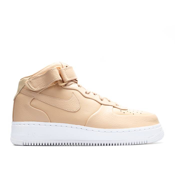 ナイキ Nike 【 Lab Air Force 1 Mid \u0027Vachetta Tan\u0027 Men Vachetta Tan/White/Vachetta Tan 】 ミッド メンズ 白いこと 白いこと