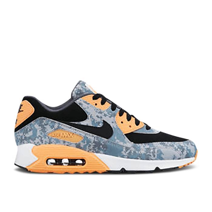 ナイキ Nike 【 Air Max 90 Premium 'Digi Camo' Men Blue Fox/Blue Fox-Ozone Blue-Mist Blue-Peach Cream 】 マックス Premium プレミアム メンズ 青色 ブルー フォックス クリーム|スニケス