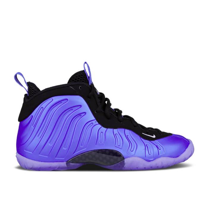 ナイキ Nike 【 Little Posite 1 ガウス \u0027University Blue\u0027 Youth University Blue/Black-White 】 御坊っちゃん キッズ 青味 青み