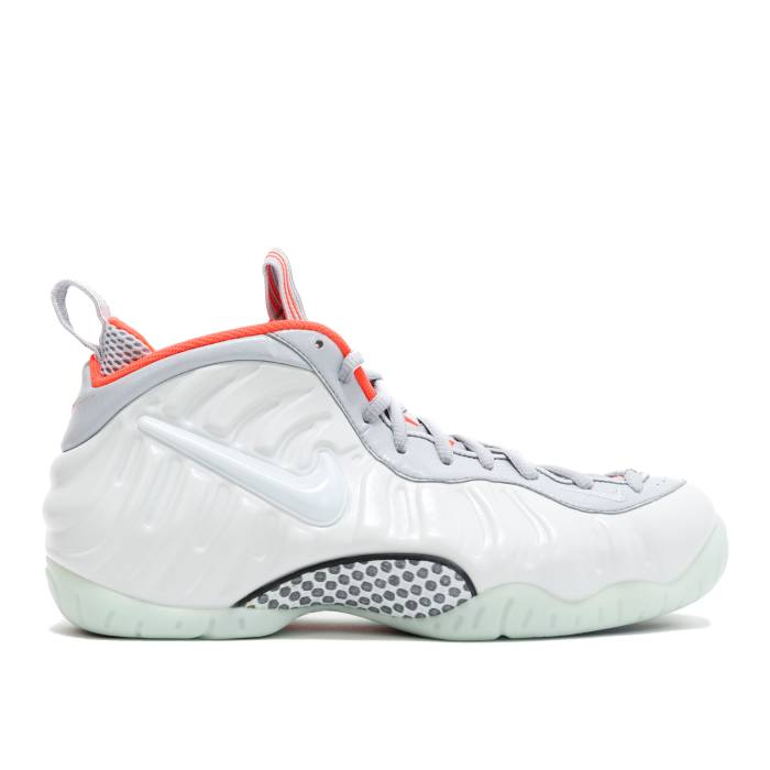 ナイキ Nike 【 Air Foamposite Pro Premium Pure Platinum Men Pure Platinum/Pure Platinum-Wolf Grey-Bright Crimson 】 Foamposite フォームポジット プロ Premium プレミアム メンズ ピュア Platinum プラチナム クリムゾン