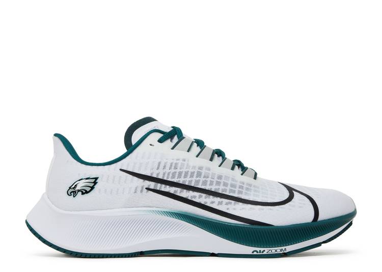 【 NIKE AIR ZOOM PEGASUS 37 'PHILADELPHIA EAGLES' / WHITE PURE PLATINUM SPORT TEAL 】 ズーム ペガサス 白色 ホワイト ピュア プラチナム ズームペガサス 'フィラデルフィア イーグルス' スニーカー メンズ ナイ