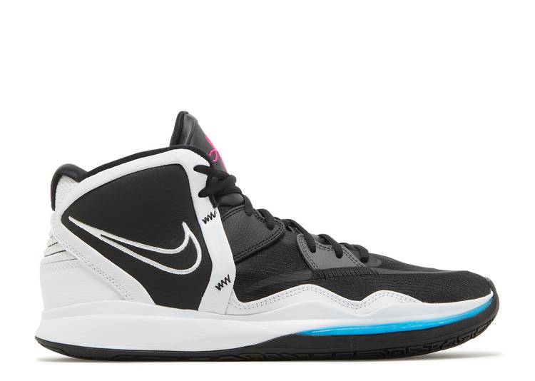 【 NIKE KYRIE INFINITY 'SOUTH BEACH' / BLACK WHITE IRON GREY PINK PRIME 】 カイリー 黒色 ブラック 白色 ホワイト 灰色 グレー ピンク スニーカー メンズ ナイキ