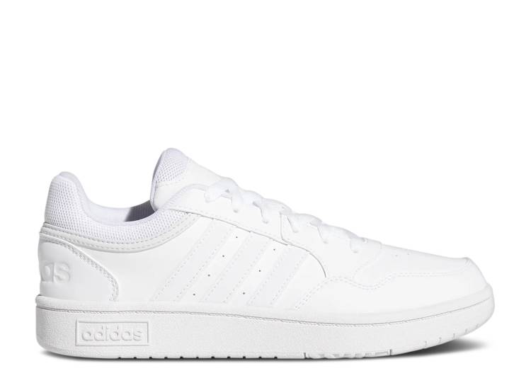 【 ADIDAS WMNS HOOPS 3.0 LOW 'WHITE DASH GREY' / CLOUD WHITE CLOUD WHITE DASH 】 アディダス 白色 ホワイト スニーカー レディース