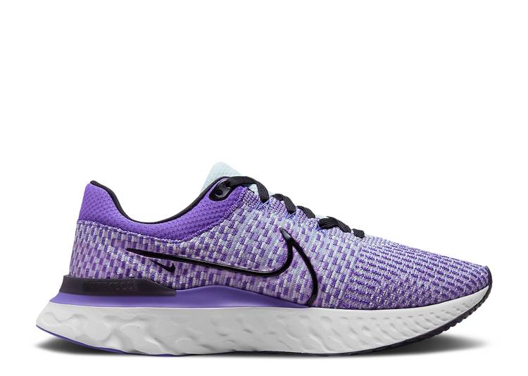 【 NIKE REACT INFINITY RUN FLYKNIT 3 'PURE PLATINUM PSYCHIC PURPLE' / PURE PLATINUM PSYCHIC PURPLE 】 リアクト ラン フライニット プラチナム ピュア 紫 パープル スニーカー メンズ ナイキ|スニケス