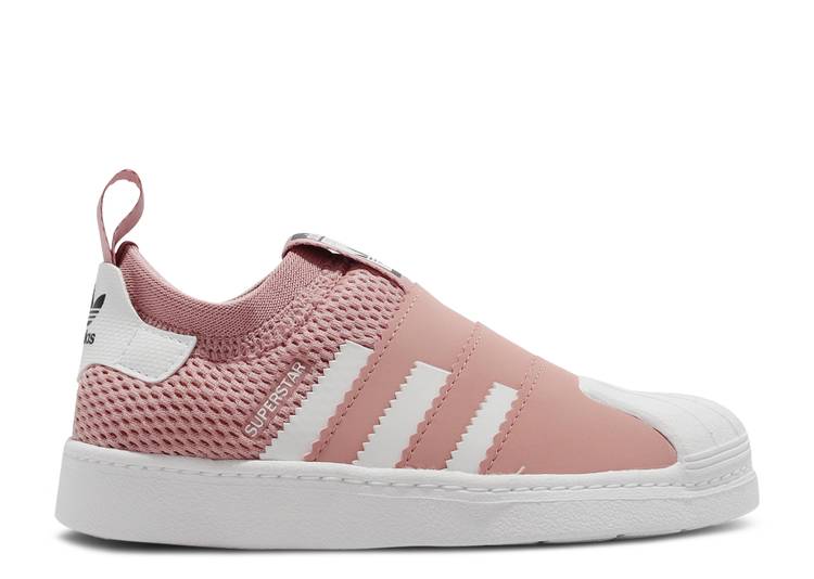 【 ADIDAS SUPERSTAR 360 2.0 C 'WONDER MAUVE' / WONDER MAUVE CLOUD WHITE CORE 】 アディダス スーパースター 白色 ホワイト コア ジュニア キッズ ベビー マタニティ スニーカー|スニケス