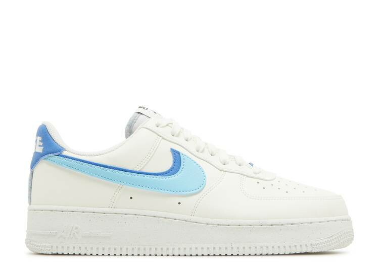 【 NIKE AIR FORCE 1 '07 LV8 '82 - BLUE CHILL' / SAIL MEDIUM BLUE BLACK BLUE 】 青色 ブルー 黒色 ブラック エアフォース スニーカー メンズ ナイキ