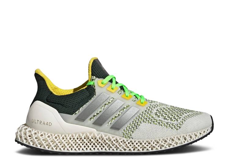【 ADIDAS ULTRA 4D 'WHITE NIGHT METALLIC' / CLOUD WHITE NIGHT METALLIC BEAM 】 アディダス ウルトラ ナイト 白色 ホワイト スニーカー メンズ｜スニケス