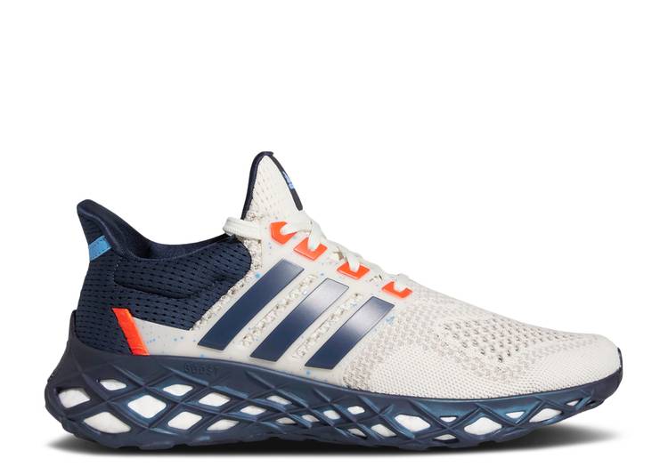 【 ADIDAS ULTRABOOST WEB DNA 'CHALK WHITE COLLEGIATE NAVY' / CHALK WHITE COLLEGIATE NAVY 】 アディダス 白色 ホワイト 紺色 ネイビー スニーカー メンズ｜スニケス 29,185円