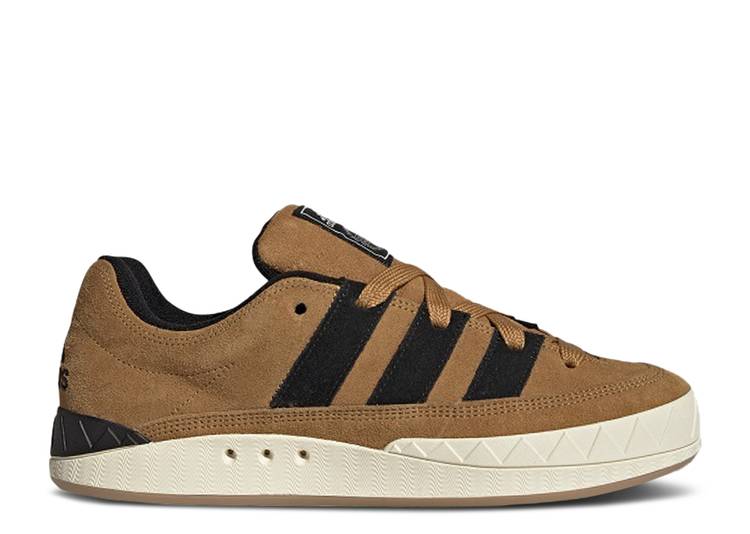 【 ADIDAS ATMOS X ADIMATIC \u0027OG SHOEBOX\u0027 / MESA CORE BLACK CREAM WHITE 】 アディダス 中核グループ 黒いこと 黒いこと 皮膚軟化剤 白いこと 白いこと スニーカー メンズ