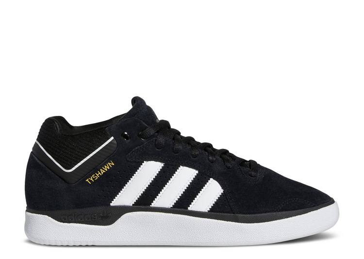 【 ADIDAS TYSHAWN 'BLACK WHITE' / CORE BLACK CLOUD WHITE CORE 】 アディダス コア 黒色 ブラック 白色 ホワイト スニーカー メンズ