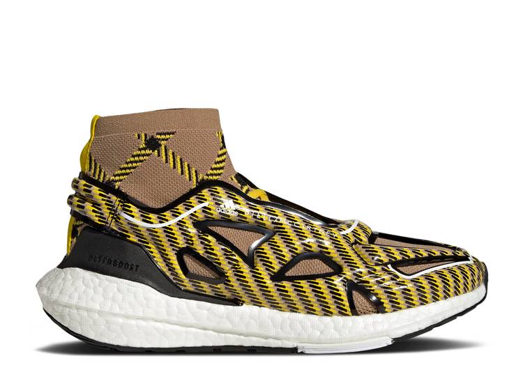 【 ADIDAS STELLA MCCARTNEY X WMNS ULTRABOOST 22 ELEVATED 'CARDBOARD YELLOW' / CARDBOARD CLOUD WHITE YELLOW 】 アディダス 白色 ホワイト 黄色 イエロー スニーカー レディース