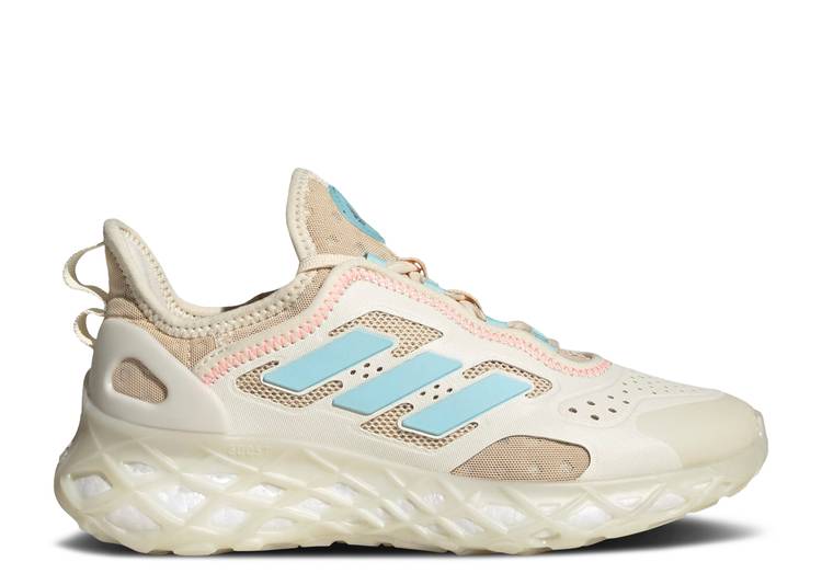 【 ADIDAS WEB BOOST J 'OFF WHITE ECRU TINT' / OFF WHITE CLOUD WHITE ECRU TINT 】 アディダス ブースト 白色 ホワイト ジュニア キッズ ベビー マタニティ スニーカー|スニケス