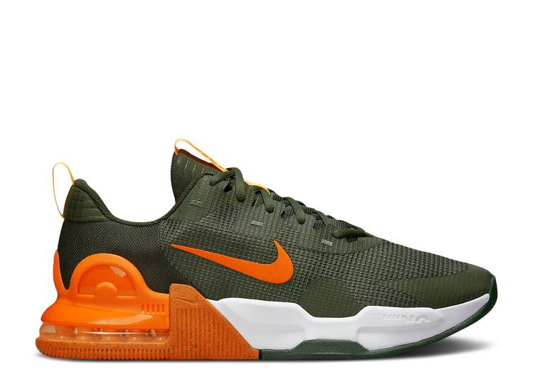 【 NIKE AIR MAX ALPHA TRAINER 5 CARGO KHAKI SAFETY ORANGE / CARGO KHAKI SEQUOIA PEACH CREAM 】 マックス アルファ トレーナー カーキ カーゴ クリーム エアマックス スニーカー メンズ ナイキ