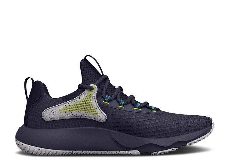 【 UNDER ARMOUR HOVR RISE 4 'TEMPERED STEEL' / TEMPERED STEEL MIDNIGHT NAVY 】 ライズ 銀色 スチール 紺色 ネイビー アンダーアーマー スニーカー メンズ