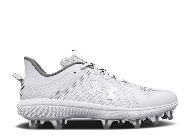 【 UNDER ARMOUR YARD LOW MT TPU \u0027WHITE METALLIC SILVER\u0027 / WHITE METALLIC SILVER 】 yd 白いこと 白いこと しろがね色 しろがね色 アンダーアーマー スニーカー メンズ