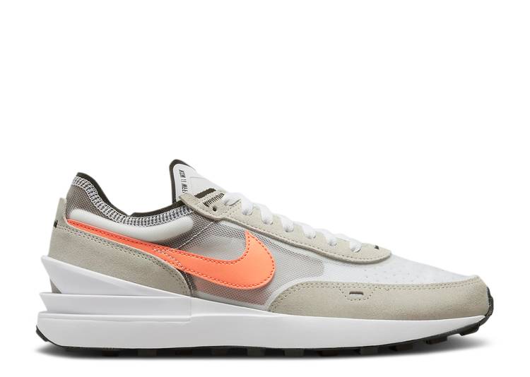 【 NIKE WAFFLE ONE 'WHITE ORANGE TRANCE' / WHITE LIGHT BONE BLACK ORANGE 】 ワッフル 橙 オレンジ 白色 ホワイト 黒色 ブラック スニーカー メンズ ナイキ