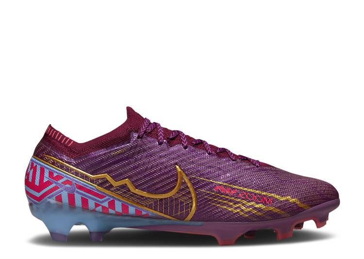 【 NIKE KYLIAN MBAPP・・ X ZOOM MERCURIAL VAPOR 15 ELITE FG 'DARK BEETROOT' / DARK BEETROOT UNIVERSITY BLUE 】 ズーム エリート 青色 ブルー スニーカー メンズ ナイキ