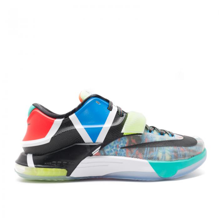 【 NIKE KD 7 \u0027WHAT THE KD\u0027 / MULTI COLOR BLACK HORIZON 】 黒いこと 黒いこと スニーカー メンズ ナイキ