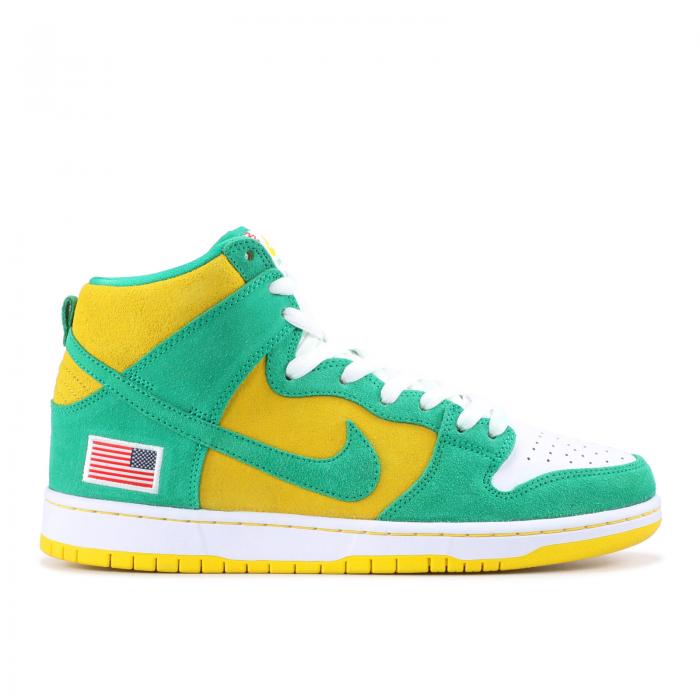 【 NIKE DUNK HIGH PRO SB 'OAKLAND ATHLETICS' / STDM GRN STDM GRN BLK SPD YLLW 】 ダンク ハイ プロ エスビー ダンクハイ 'オークランド アスレチックス' スニーカー メンズ ナイキ|スニケス
