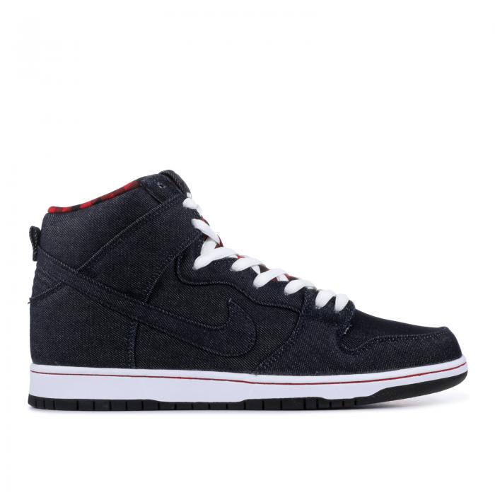 【 NIKE DUNK HIGH PREMIUM SB \u0027LUMBERJACK\u0027 / DARK OBSIDIAN DRK OBSDN WHITE 】 ダンク 御機嫌 割り増し金 エスビー 白いこと 白いこと ダンクハイ スニーカー メンズ ナイキ