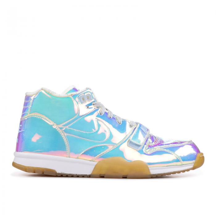 【 NIKE AIR TRAINER 1 MID PRM QS 'NIKE KNOWS' / MULTI COLOR ICE BLUE 】 トレーナー ミッド 青色 ブルー エアトレーナー ' スニーカー メンズ ナイキ