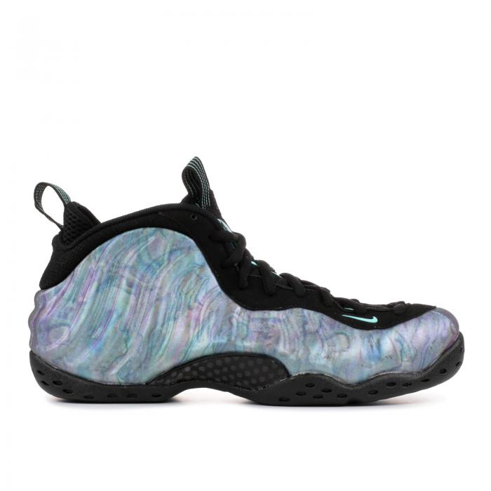 【 NIKE AIR FOAMPOSITE ONE PREMIUM \u0027ABALONE\u0027 / BLACK AURORA GREEN BLACK 】 フォームポジット 割り増し金 黒いこと 黒いこと 緑 緑であること エアフォームポジットワン スニーカー メンズ ナイキ