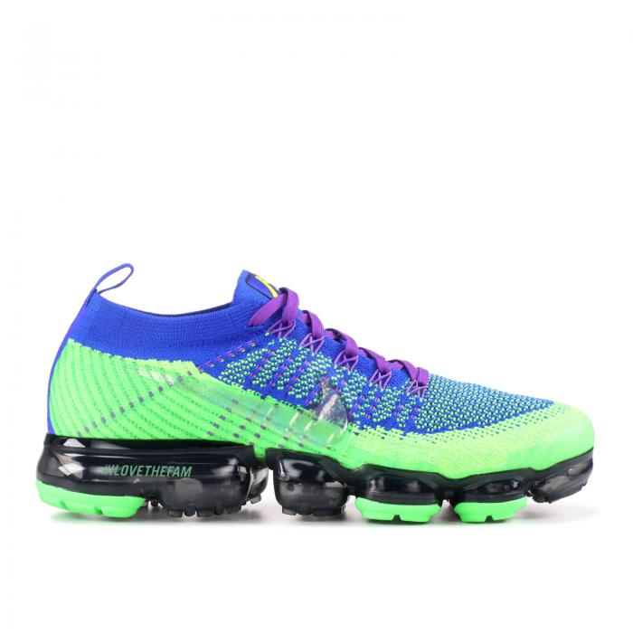 【 NIKE AIR VAPORMAX \u0027DOERNBECHER\u0027 / GREEN STRIKE RACER BLUE 】 緑 緑であること ストライク 青み 青色 エアヴェイパーマックス スニーカー メンズ ナイキ