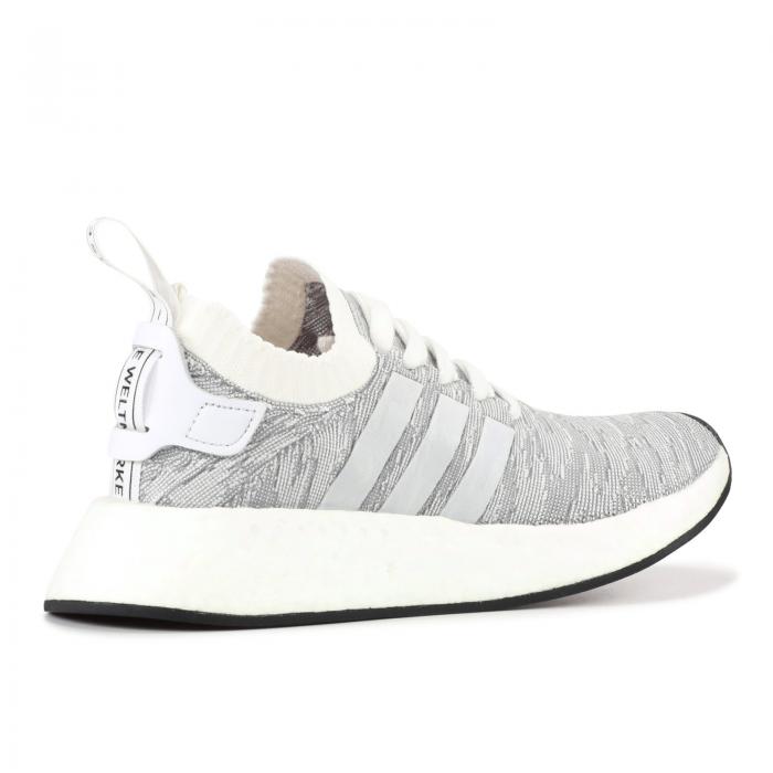 アディダス Adidas アディダス 白色 ホワイト コア 黒色 ブラック Nmd R2 Running White スニーカー メンズ Adidas Primeknit Running White Core Black Lojascarrossel Com Br