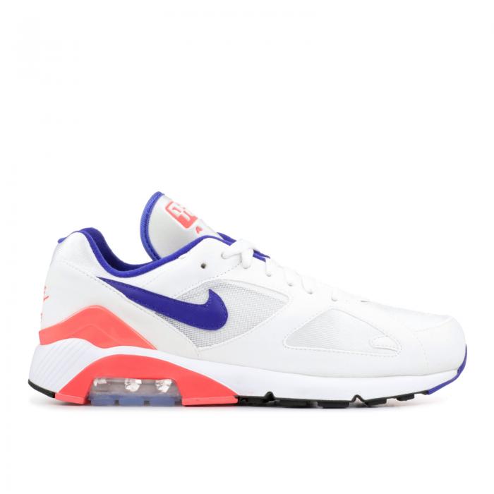 【 NIKE AIR MAX 180 'ULTRAMARINE' 2018 / WHITE ULTRAMARINE SOLAR RED 】 マックス 白色 ホワイト 赤 レッド エアマックス スニーカー メンズ ナイキ｜スニケス