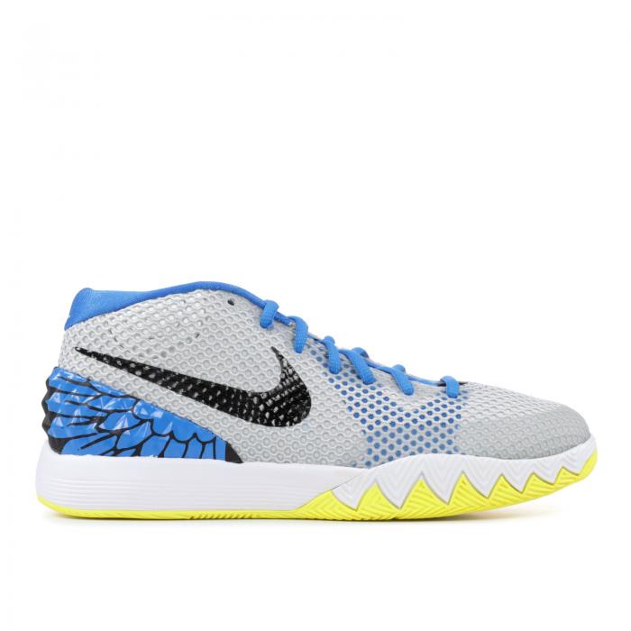 ナイキ Nike カイリー 白色 白さ 銀色 銀 Voltage Kyrie Silver Nike 1 Gs White Blacklight Voltage Yellowlight Photo Bluemetallic キッズ 乳飲み子 マタニティ ファッション商標名 カジュアル ファッション スニーカー Pasadenasportsnow Com