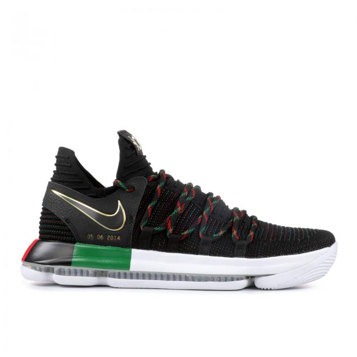【 NIKE KD 10 'BHM' / BLACK MULTI COLOR 】 黒色 ブラック スニーカー メンズ ナイキ|スニケス