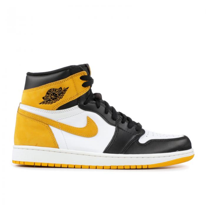 【 AIR JORDAN JORDAN 1 RETRO HIGH OG \u0027BEST HAND IN THE GAME - YELLOW OCHRE\u0027 / SUMMIT WHITE BLACK YELLOW OCHRE 】 ナイキ 御機嫌 取り組み 黄味がかった 黄色 白いこと 白いこと 黒いこと 黒いこと エアジョーダン スニーカー メンズ