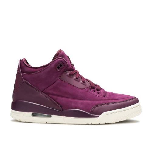【 AIR JORDAN WMNS JORDAN 3 RETRO 'BORDEAUX' / BORDEAUX SAIL 】 ナイキ エアジョーダン スニーカー レディース