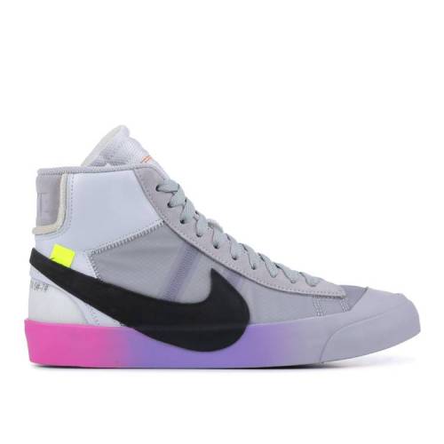 【 NIKE SERENA WILLIAMS X OFF-WHITE BLAZER STUDIO MID 'QUEEN' / WOLF GREY COOL GREY PURE 】 オフホワイト ブレイザー スタジオ ミッド 灰色 グレー クール ピュア スニーカー メンズ ナイキ|スニケス