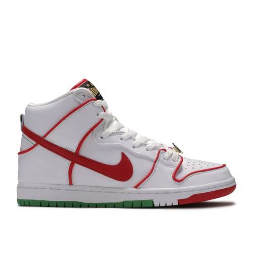 【 NIKE PAUL RODRIGUEZ X DUNK HIGH PREMIUM SB 'BOXING' / WHITE UNIVERSITY RED 】 ポール ダンク ハイ プレミアム エスビー 白色 ホワイト 赤 レッド ダンクハイ スニーカー メンズ ナイキ｜スニケス