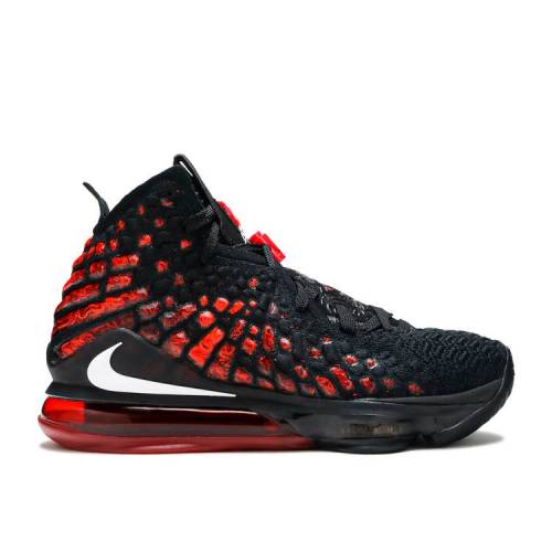 【 NIKE LEBRON 17 'INFRARED VI' / BLACK UNIVERSITY RED WHITE 】 レブロン 黒色 ブラック 赤 レッド 白色 ホワイト スニーカー メンズ ナイキ|スニケス