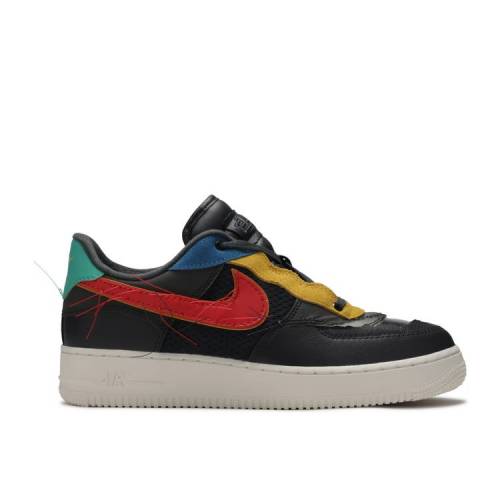 【 NIKE AIR FORCE 1 LOW BLACK HISTORY MONTH / DARK SMOKE GREY TRACK RED GREY 】 灰色 グレー トラック 赤 レッド エアフォース スニーカー メンズ ナイキ