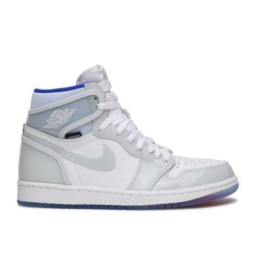 【 AIR JORDAN JORDAN 1 HIGH ZOOM \u0027RACER BLUE\u0027 / WHITE RACER BLUE WHITE 】 ナイキ 御機嫌 望遠レンズ 白いこと 白いこと 青み 青色 エアジョーダン スニーカー メンズ