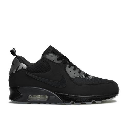 【 NIKE UNDEFEATED X AIR MAX 90 \u0027ANTHRACITE\u0027 / BLACK BLACK ANTHRACITE RUSH PINK 】 アンディフィーテッド マックス 黒いこと 黒いこと 混雑時 サクラ色 大気圏マックス スニーカー メンズ ナイキ
