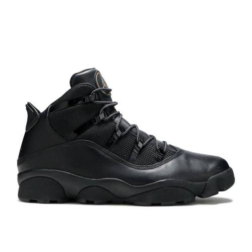 【 AIR JORDAN JORDAN WINTERIZED 6 RINGS 'BLACK' 2010 / BLACK BLACK RUSTIC 】 ナイキ リング 黒色 ブラック エアジョーダン スニーカー メンズ