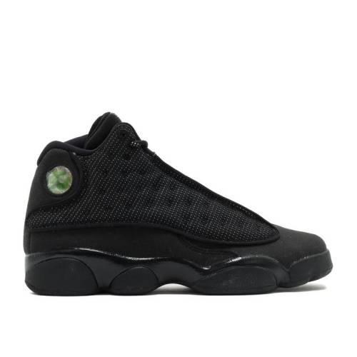 【 AIR JORDAN JORDAN 13 RETRO BG 'BLACK CAT' / BLACK ANTHRACITE BLACK 】 ナイキ サーティーン 黒色 ブラック エアジョーダン ジュニア キッズ ベビー マタニティ スニーカー画像