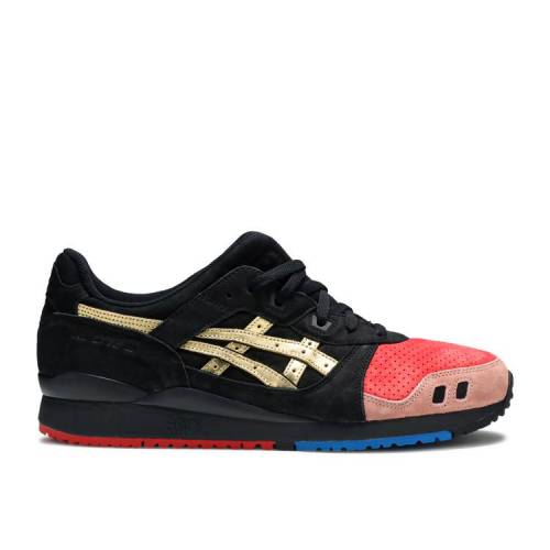 【 ASICS KITH X GEL LYTE 3 OG TOKYO TRIO PACK - 252.1 / CLASSIC RED RICH GOLD 】 クラシック 赤 レッド ゴールド スニーカー メンズ アシックス