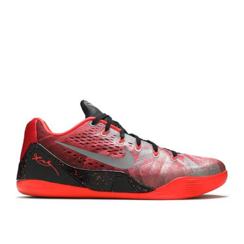 【 NIKE KOBE 9 EM PREMIUM \u0027GYM RED\u0027 / GYM RED METALLIC SILVER BRIGHT 】 コービー 割り増し金 赤 赤いこと しろがね色 しろがね色 スニーカー メンズ ナイキ