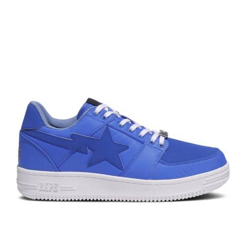 【 BAPE STASH X BAPESTA LOW M2 \u0027BLUE\u0027 / BLUE 】 青み 青色 スニーカー メンズ ベイプ
