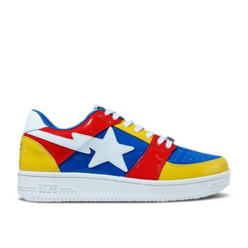 【 BAPE MEDICOM TOY X BAPESTA LOW M1 'MULTI-COLOR' / MULTI COLOR 】 'MULTICOLOR' スニーカー メンズ ベイプ|スニケス
