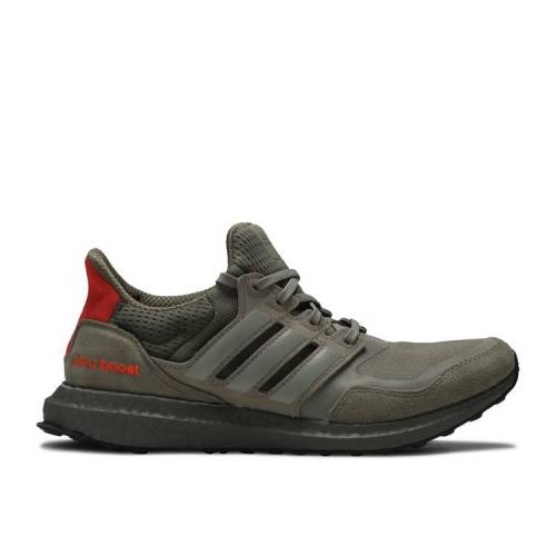 【 ADIDAS ULTRABOOST S&L 'RAW KHAKI' / RAW KHAKI TRACE CARGO SOLAR RED 】 アディダス カーキ カーゴ 赤 レッド スニーカー メンズ|スニケス