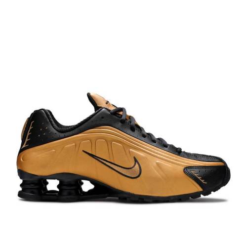 【 NIKE SHOX R4 'METALLIC GOLD' / METALLIC GOLD BLACK 】 ショックス ゴールド 黒色 ブラック スニーカー メンズ ナイキ