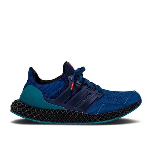 【 ADIDAS PACKER SHOES X CONSORTIUM ULTRA 4D 'DEEP BLUE' / BLUE COLLEGIATE NAVY TEAL 】 アディダス スニーカー 運動靴 ウルトラ 青色 ブルー 紺色 ネイビー スニーカー メンズ