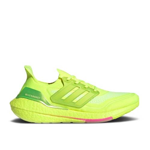【 ADIDAS ULTRABOOST 21 'SOLAR YELLOW' / SOLAR YELLOW SOLAR YELLOW 】 アディダス 黄色 イエロー スニーカー メンズ